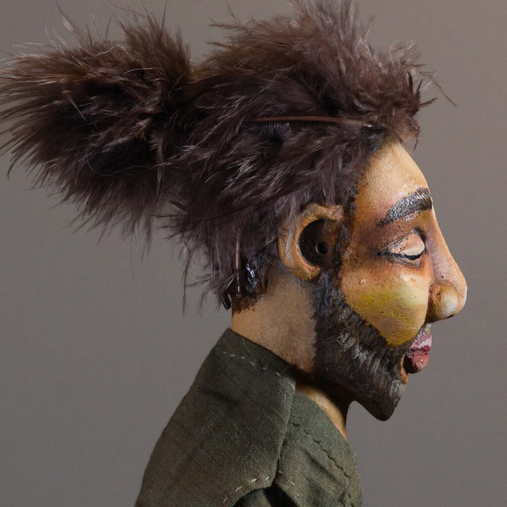 Neil Hughes Puppet Illustration | The Meditator