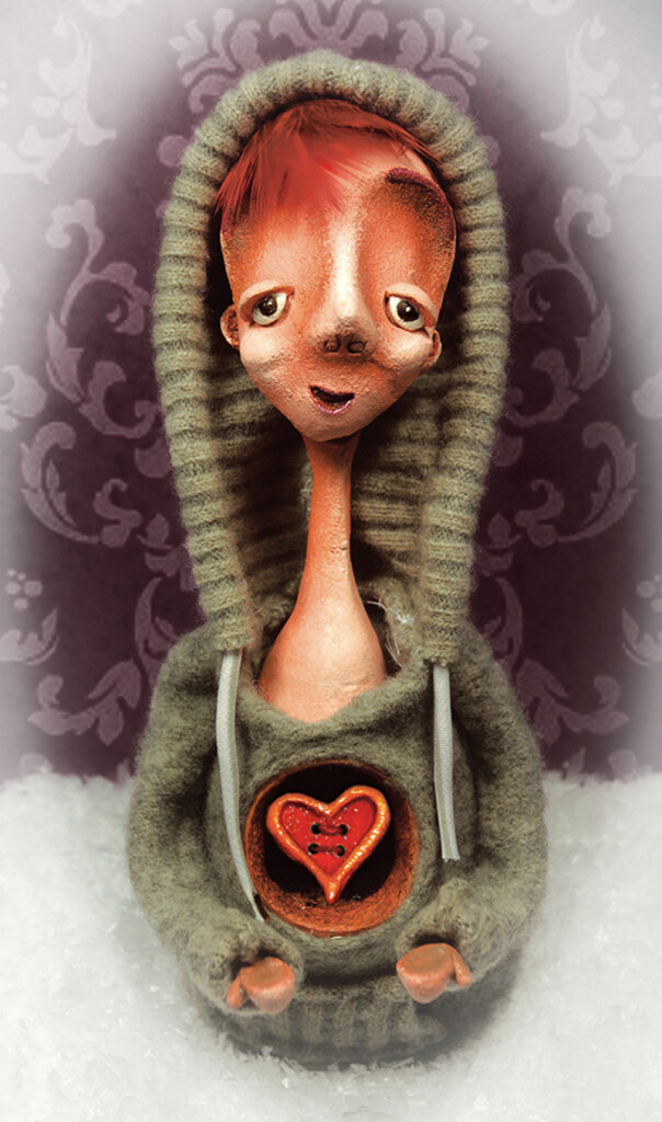 Neil Hughes Puppet Illustration | Valentine Boy