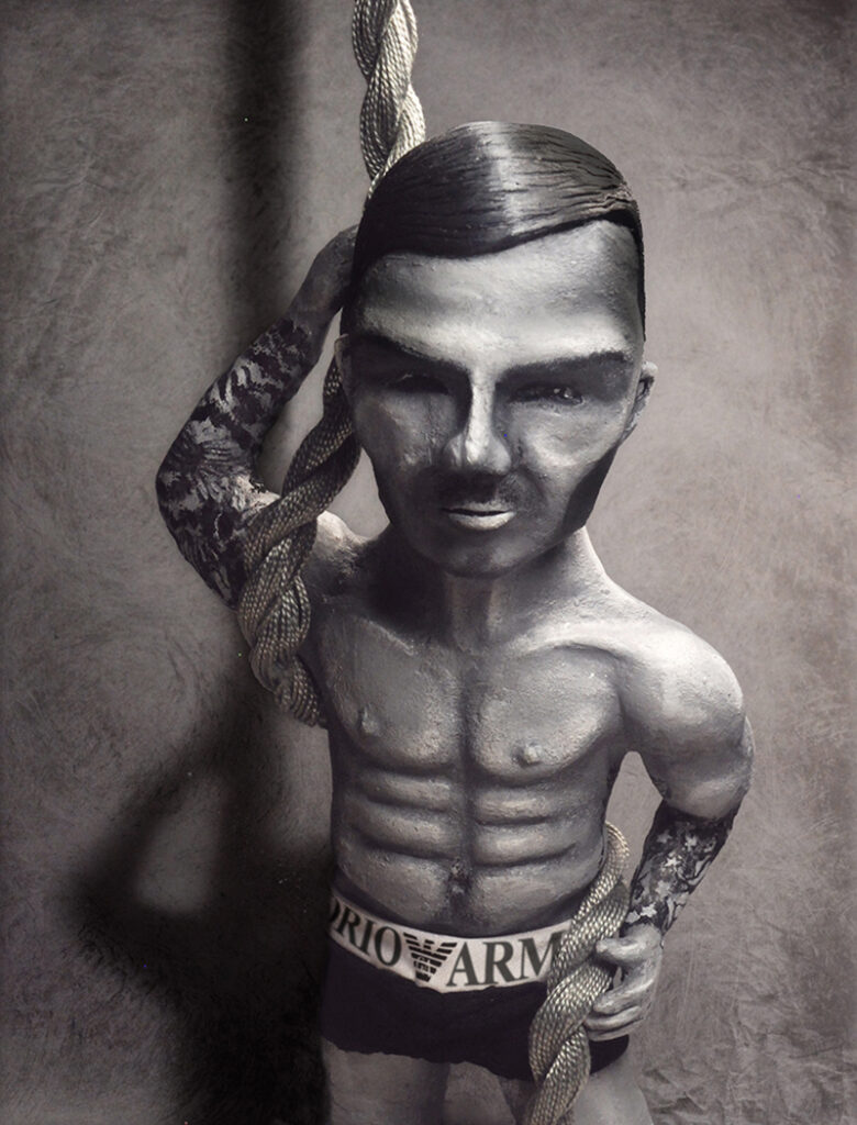 Neil Hughes Puppet Illustration | David Beckham