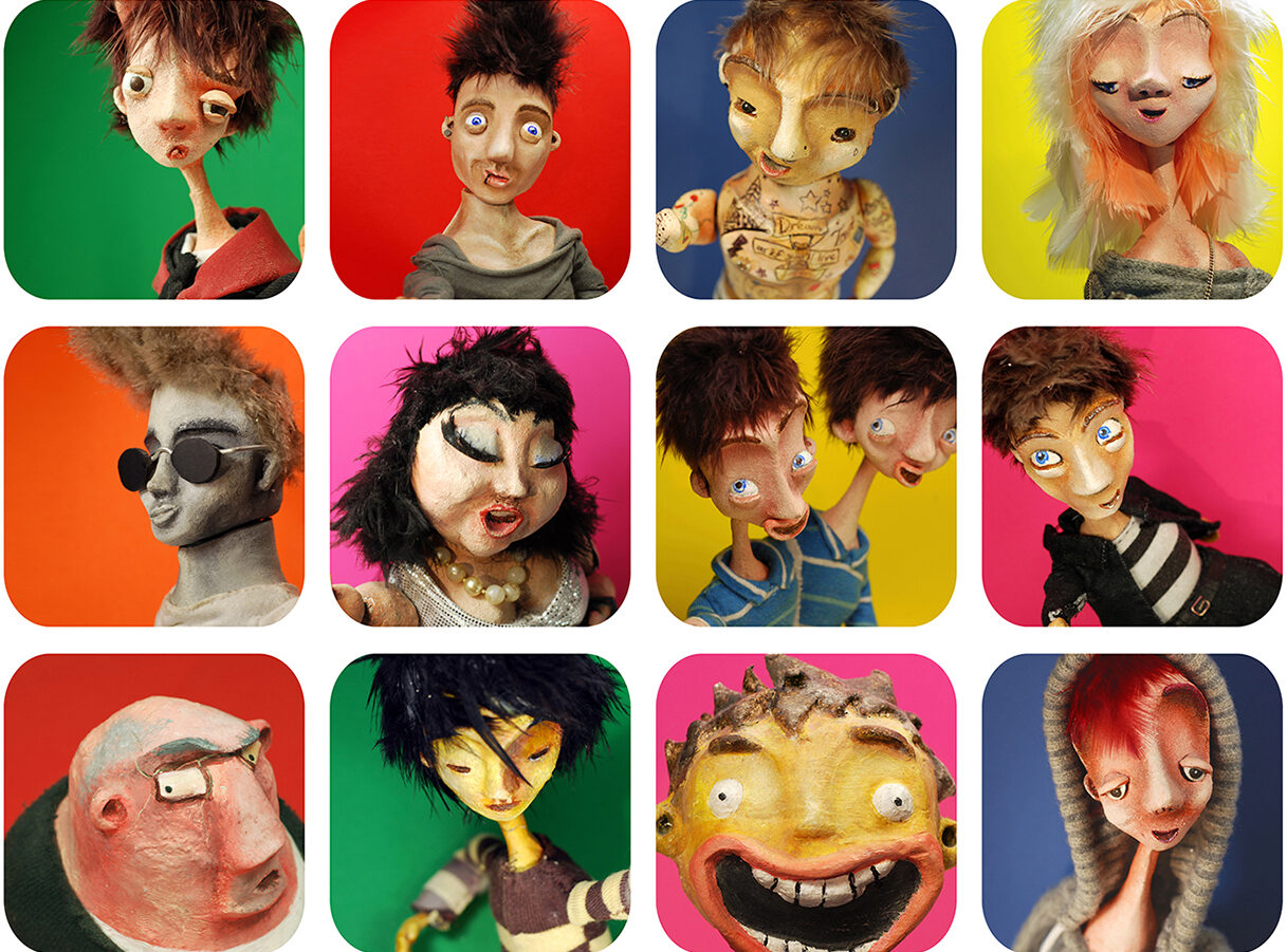 Neil Hughes Puppet Illustration | Selfie Group